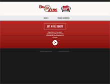 Tablet Screenshot of bugzero.com